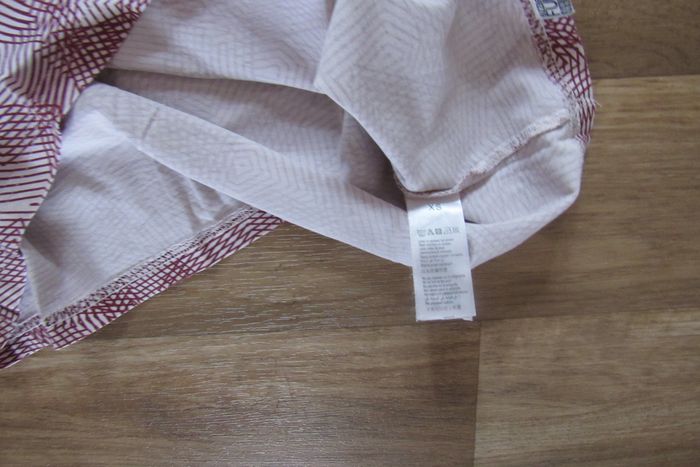 TEE SHIRT MC BEIGE A MOTIFS BORDEAUX "BIZZBEE" - TAILLE XS - n°10 - photo numéro 3