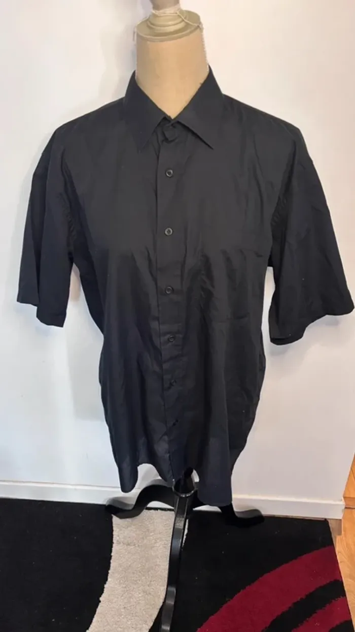 💕 chemise unie noire taille 39-40 #russelcollection #midori - photo numéro 6