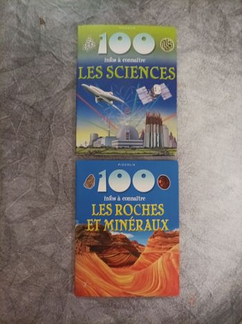 Lot livres "Infos à connaître"