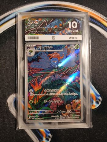 Carte Pokémon Japonaise Ortide AR (109/108) sv3 - Ruler of The Black Flame - Pure Grading 10