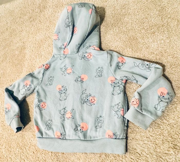 Sweat-shirt à capuche zip Disney 6 ans - photo numéro 5