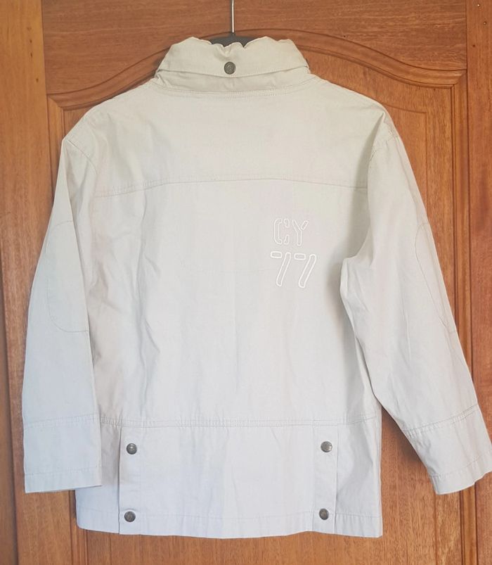 Cyrillus - veste manteau parka beige fille  t.10ans - photo numéro 2