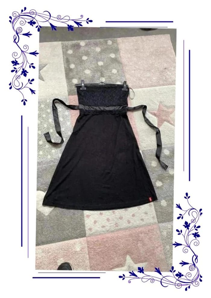 Superbe robe bustier EDC taille S noire