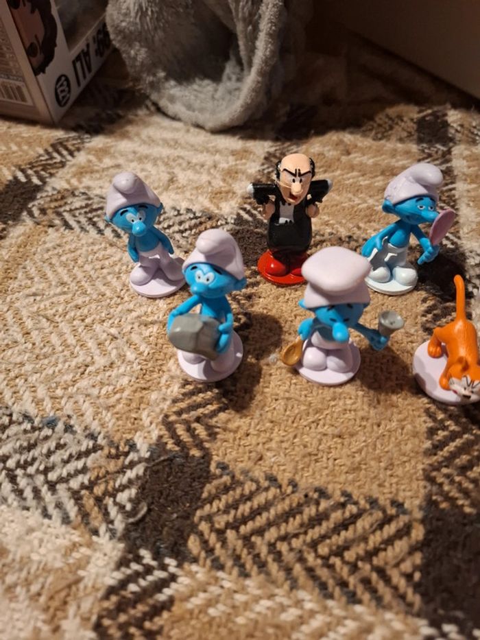 Lot de 12 figurines les schtroumpfs - photo numéro 2