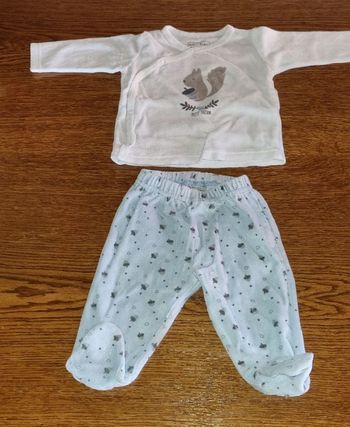 Pyjama 2 pieces 3 mois