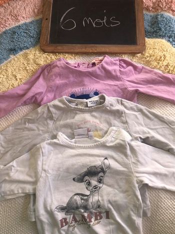Lot de t-shirt manches longues