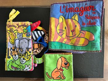 Lot livres bébé souple