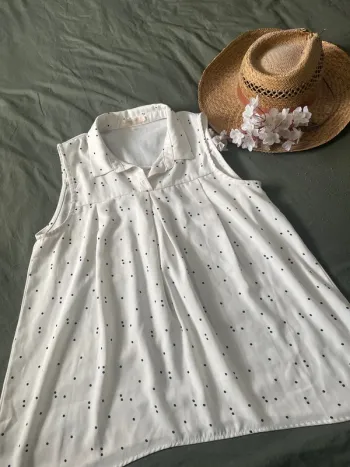 Superbe chemise sans manches Deeluxe L
