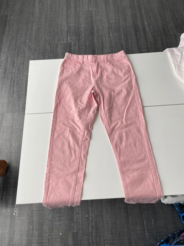 Pantalon rose taille 12 ans marque kiabi slim fit