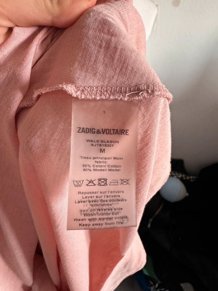 Très beau t shirt zadig et voltaire M - photo numéro 5