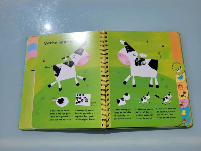 Premières activités manuelles usborne et 🐄 Ma petite ferme 🚜 - photo numéro 5