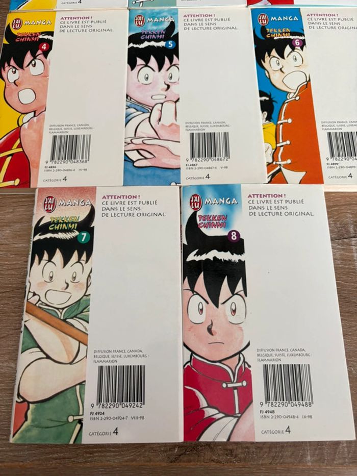 Lot de 8 manga tekken chinmi - photo numéro 6