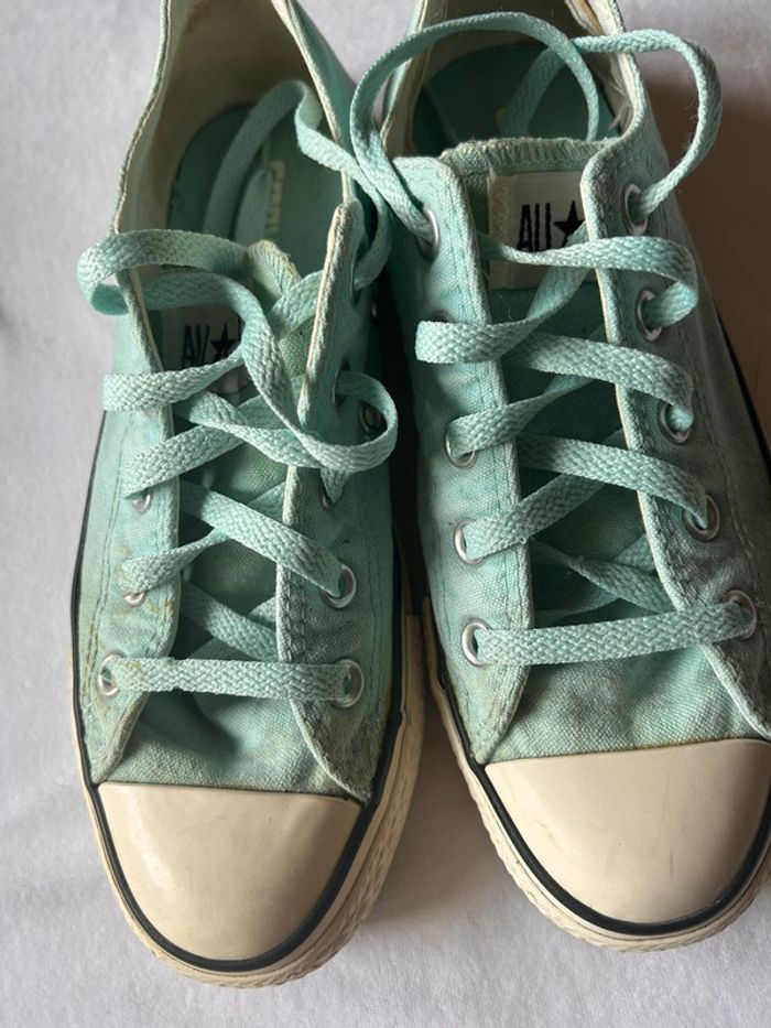 Converse turquoise 36,5 - photo numéro 3