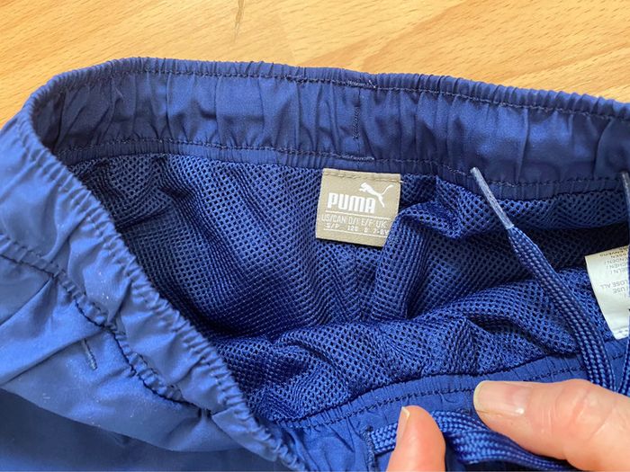 Beau pantalon/jogging bleu Puma T. 7-8 ans/128 cm garçon - photo numéro 5