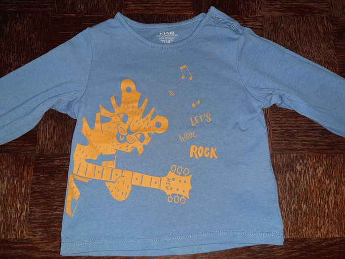 Sweatshirt bleu 12mois