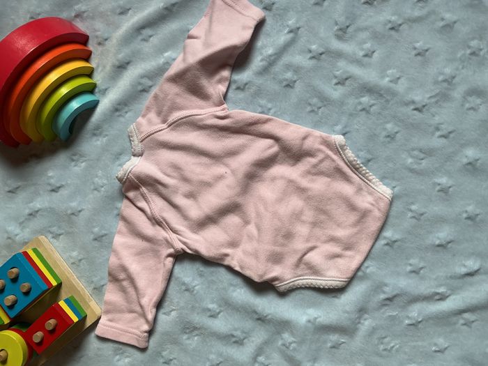 body manches longues rose ouverture devant 1 mois - photo numéro 8