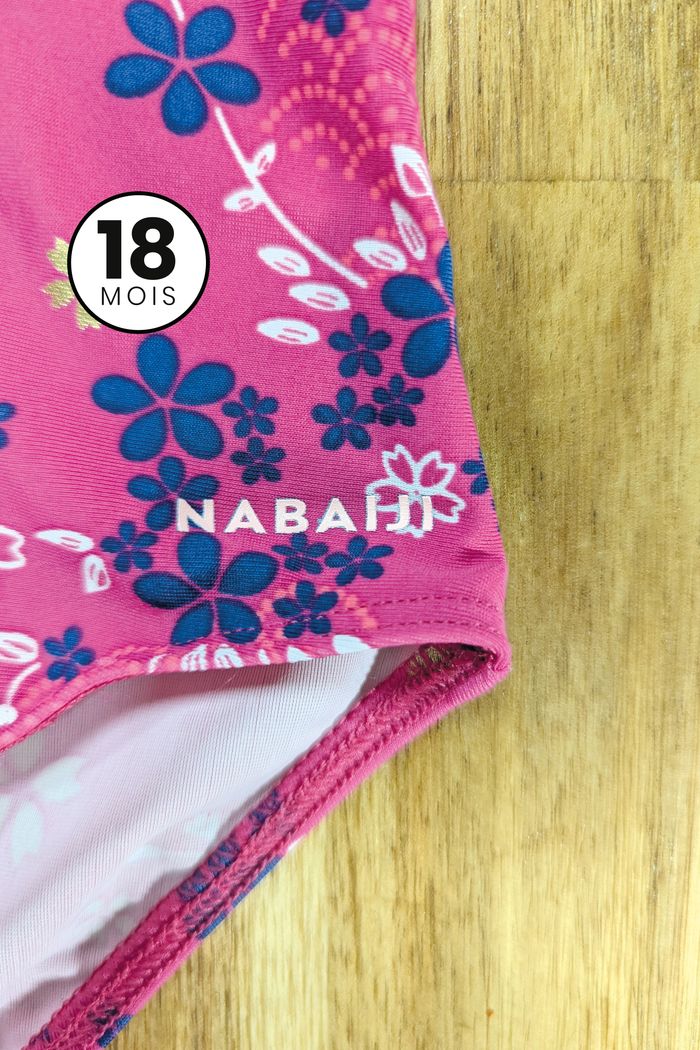Maillot de bain rose et doré - Nabaiji 18 mois - photo numéro 4