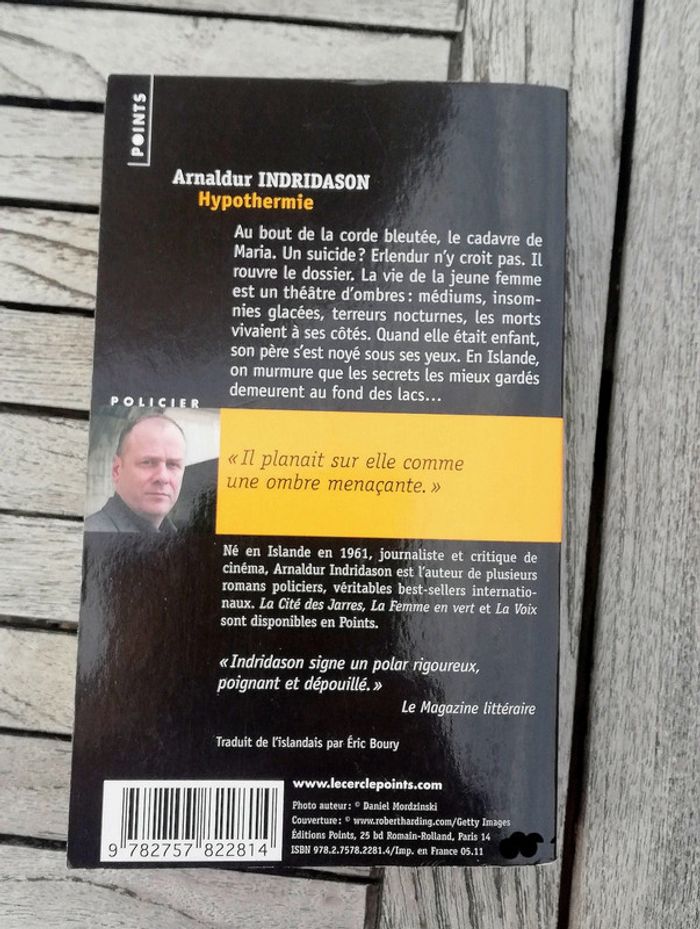 Hypothermie - Poche
Arnaldur Indridason - photo numéro 2