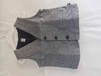 Gilet 3 ans Okaïdi Gris bleu