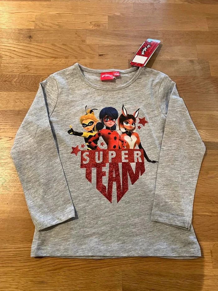 tee shirt manche longue miraculous