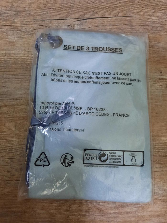 Set de 3 trousses - photo numéro 2