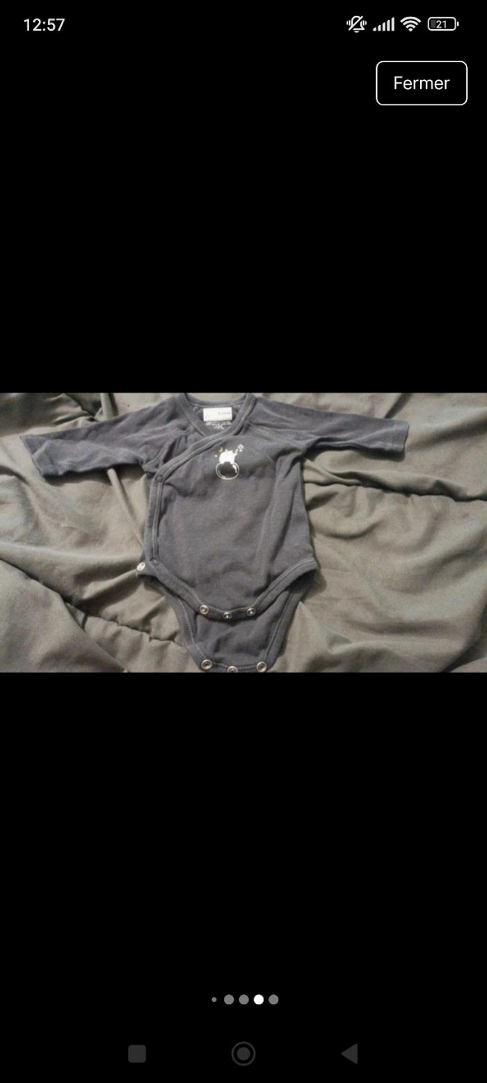 Lot de bodies bébé fille - photo numéro 5