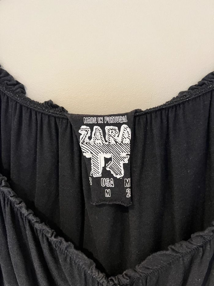 Robe tunique noire Zara - photo numéro 2