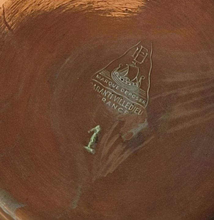 cache-pot cuivre - vintage - photo numéro 6