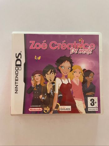 Jeu Nintendo DS Zoé Créatrice de Mode