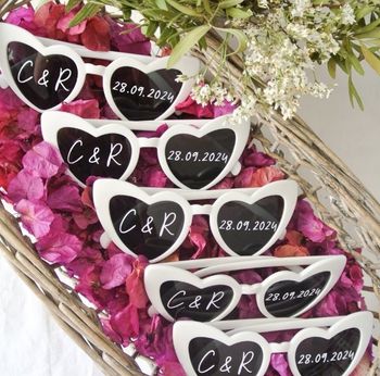 Lunettes cœur mariage fête anniversaire evjf