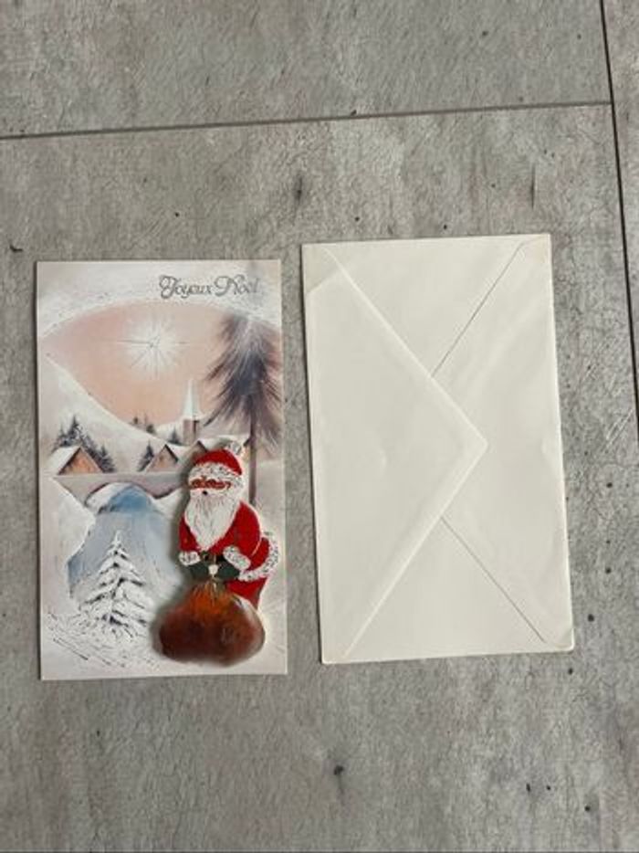 Carte joyeux Noël père Noël 3D - photo numéro 2