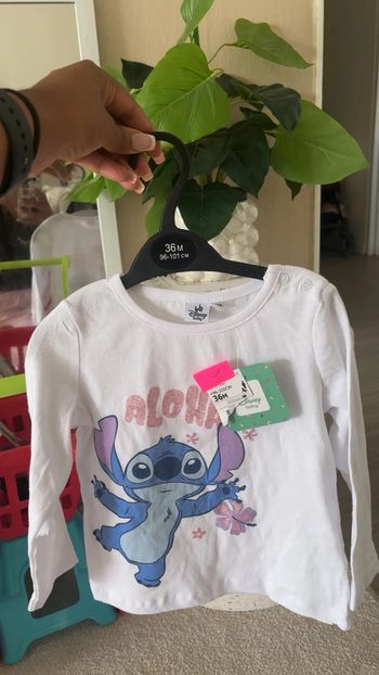 T shirt manche longue stitch