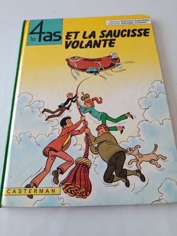 Vend livres les 4 as et la saucisse volante 