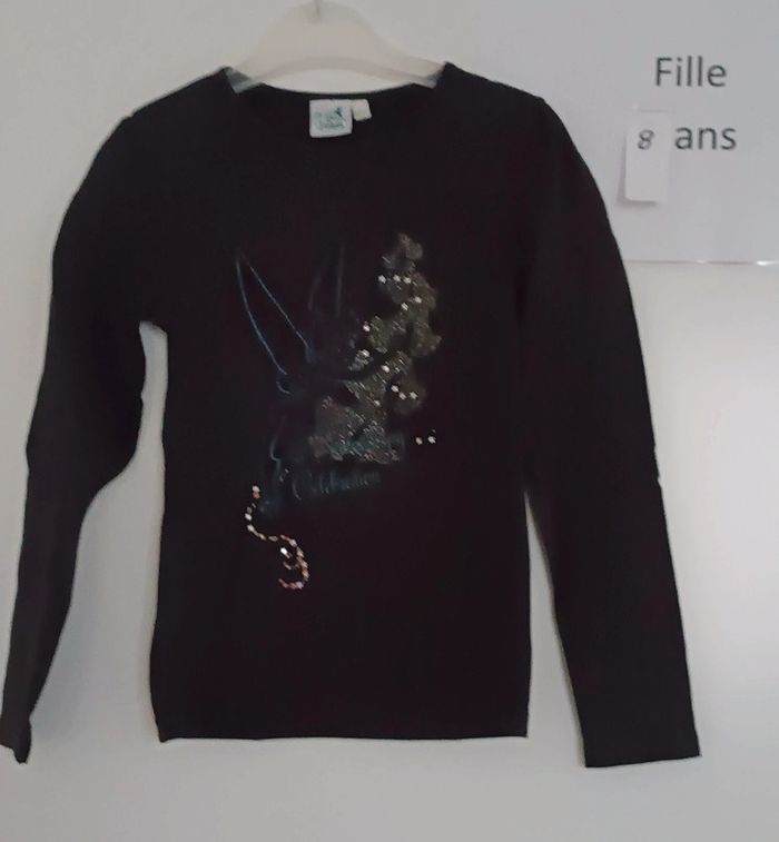 T-shirt ml Clochette Disney 8 ans