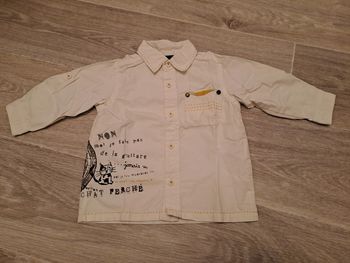 Chemise blanche Rock Cat 9M Sergent Major - TBE