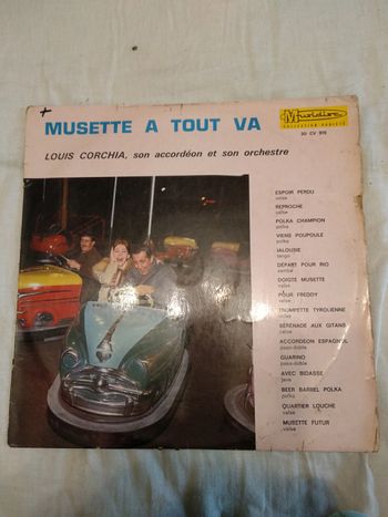 Disque 33 tours Louis Corchia