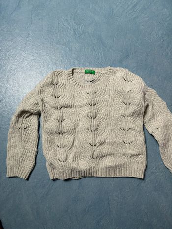 Pull benetton 6 ans beige