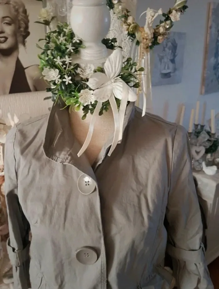Veste courte grise Jennyfer Taille L Neuve - photo numéro 3