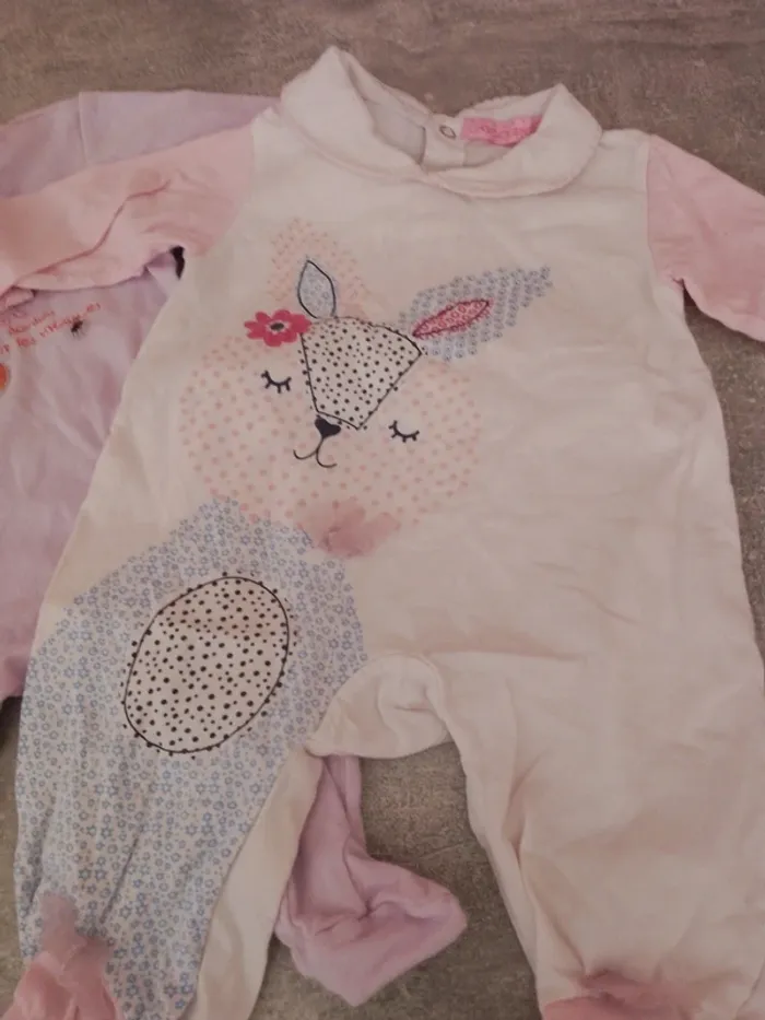 Pyjama bébé fille 3 mois - photo numéro 2