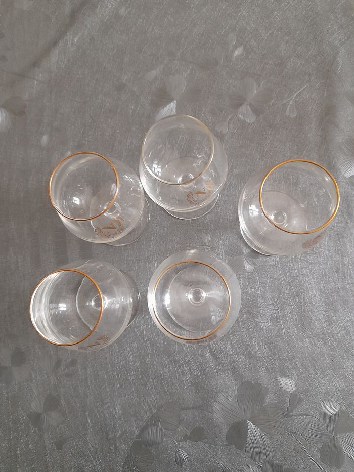 5 verres à cognac - photo numéro 3