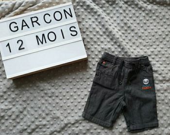 Short Orchestra 12 mois bébé garçon