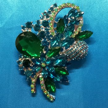 Grande broche bouquet 