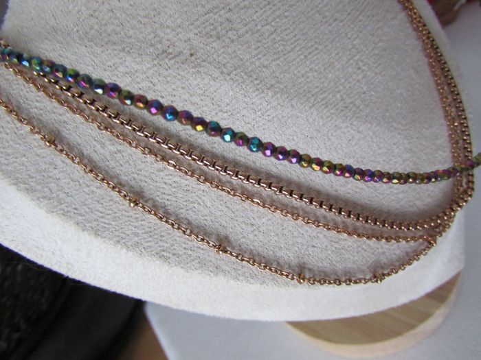 Parure collier + bracelet Rosalie Lys'or - photo numéro 3