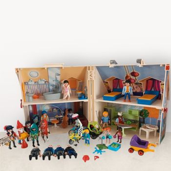 Maison playmobil geobra transportable 