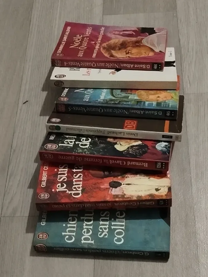 Lot de 7 romans en très bons états L082 - photo numéro 2