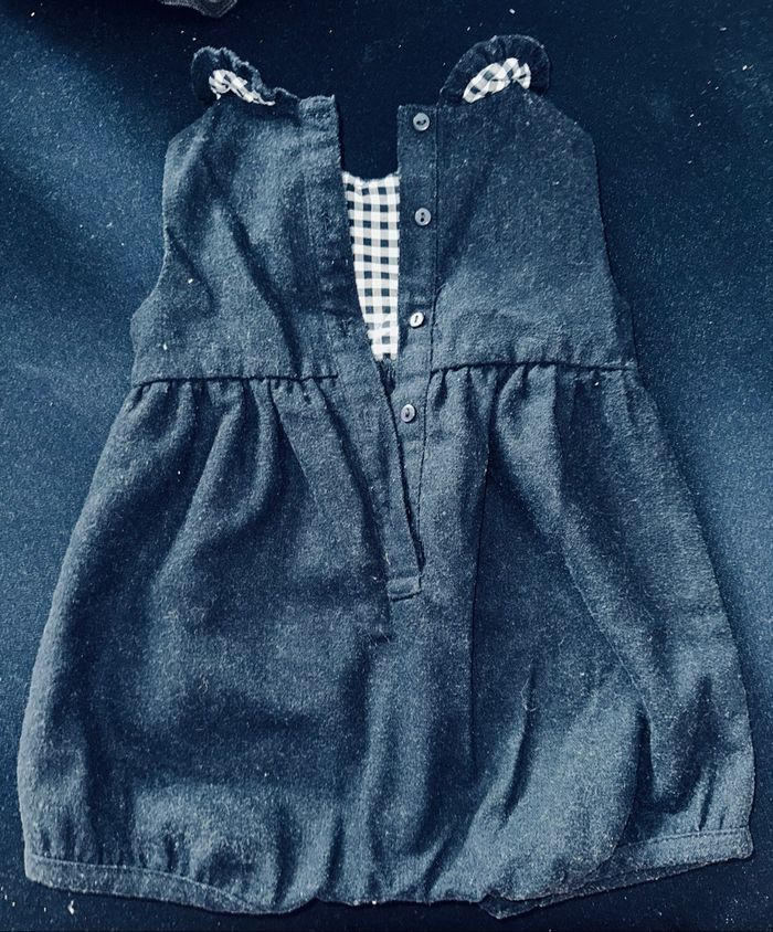 Ensemble barboteuse en velour avec pull côtelé KIABI - 12M - photo numéro 2