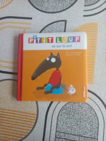 Livre P'tit Loup va sur le pot Auzou