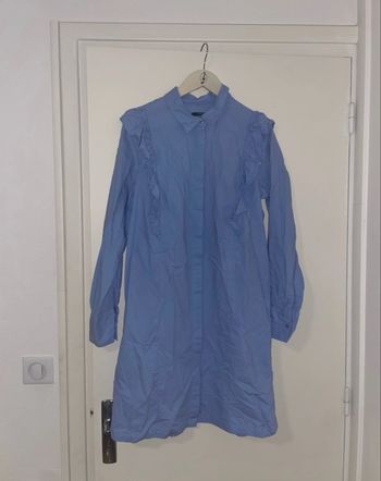 Robe chemise bleu Kiabi taille M