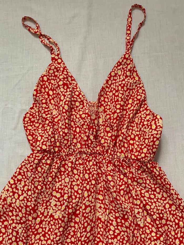 robe d'ete sans marque rouge taille S - photo numéro 4