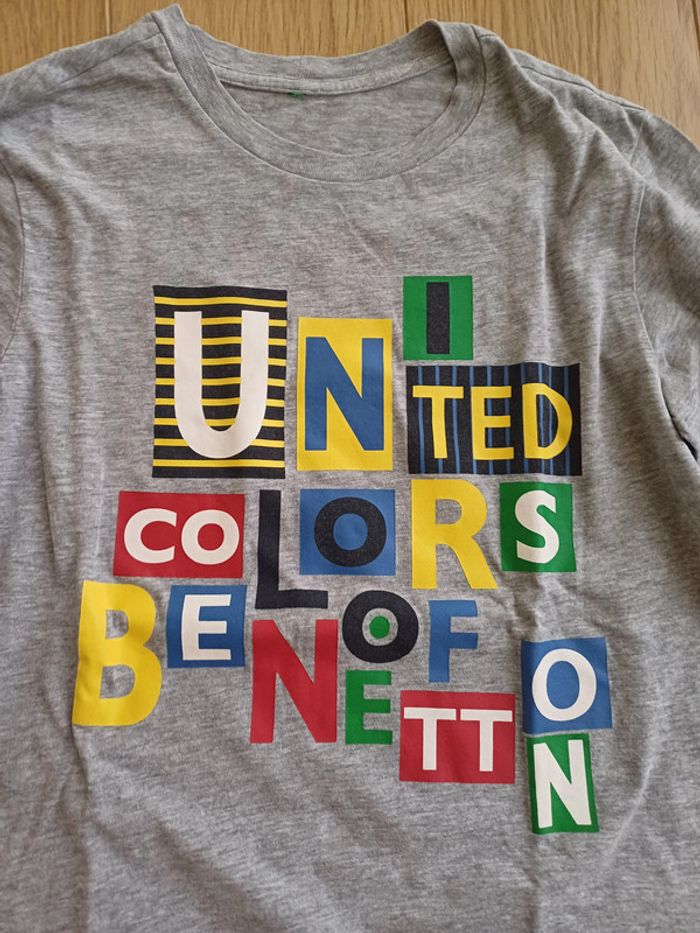 Lot de 2 tee-shirts Benetton à ML - photo numéro 4